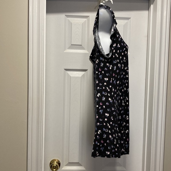 Maurices - Floral Cold Shoulder Lace Insert Scoop Neck Cap Sleeve Top - Sz S - Picture 7 of 10